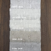 FERONA Sheer Curtains – Custom Linen-Look with Mini Pompoms